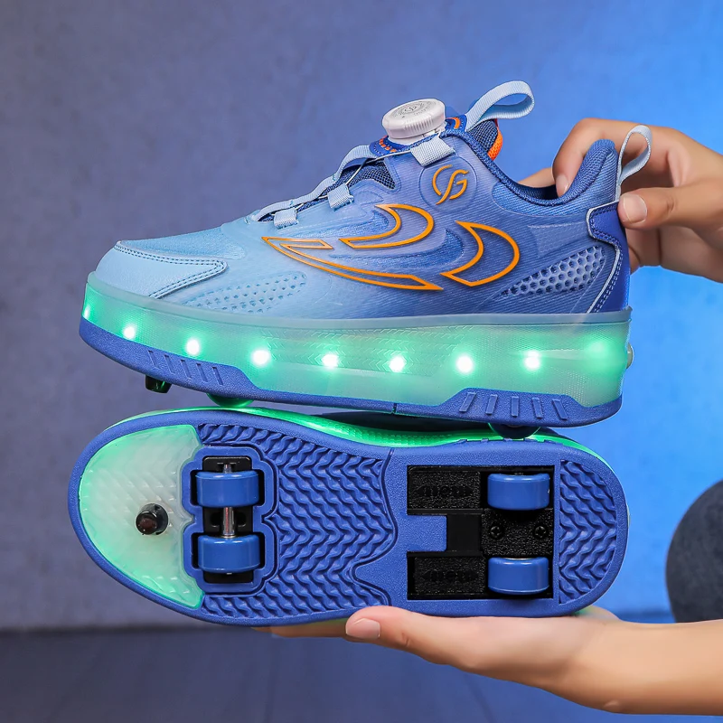 4-Wheel Invisible Trendy shoes: Auto-Retractable Girls' Sneakers, Roller Skates for Kids, Adults & Boys
4-Wheel Invisible Trendy shoes: Auto-Retractable Girls' Sneakers, Roller Skates for Kids, Adults & Boys