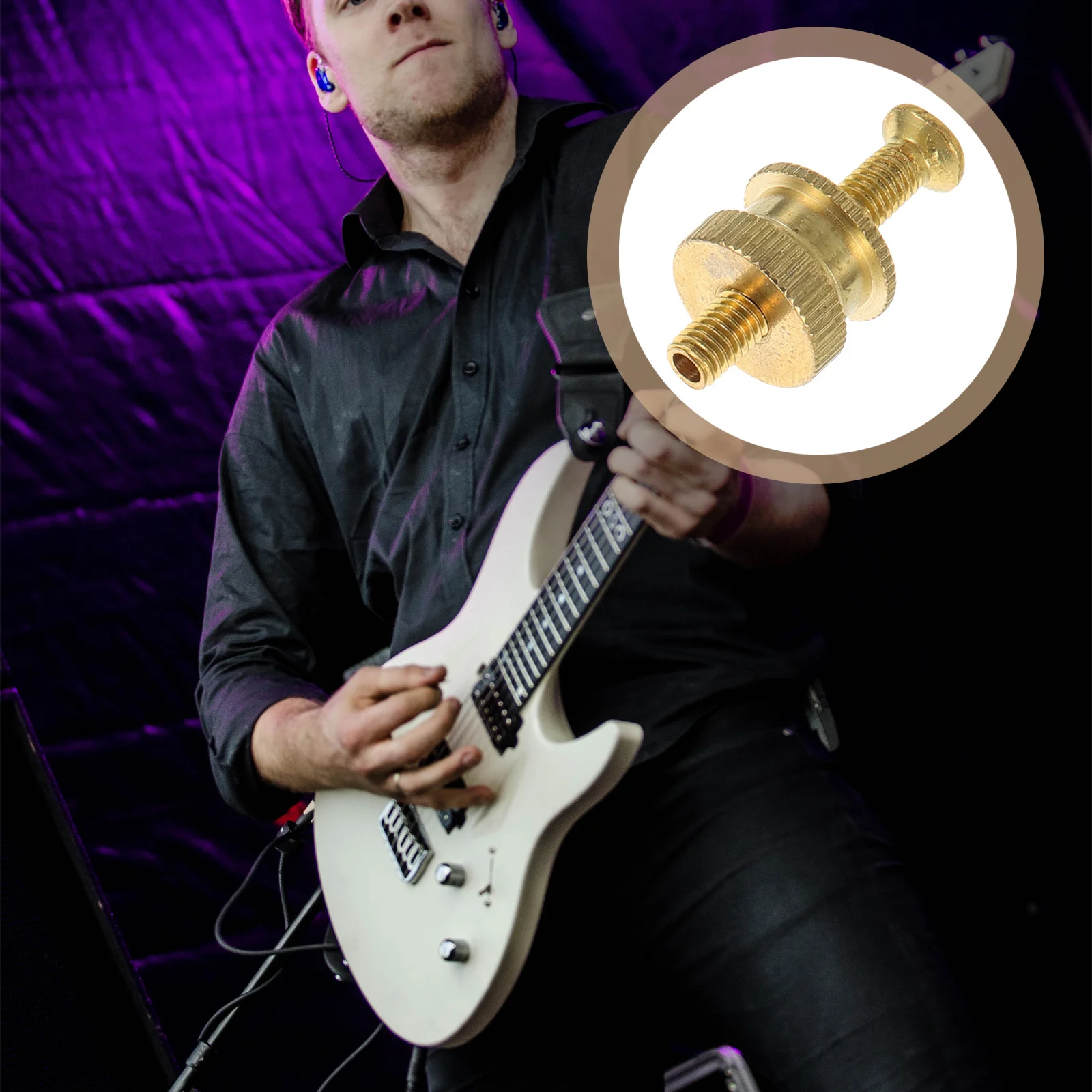 Guitar Bridge Screw Brass String Locking Screw For Electric Guitar Replacement Parts Metal Saddle Bridge Supply
Guitar Bridge Screw Brass String Locking Screw For Electric Guitar Replacement Parts Metal Saddle Bridge Supply