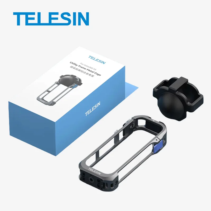 TELESIN Action Camera Cage for Insta360 X5 Full Cage Protection Expansion Wind and noise reduction
TELESIN Action Camera Cage for Insta360 X5 Full Cage Protection Expansion Wind and noise reduction