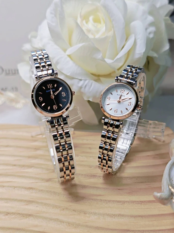 2025 SUNMATE Hot Selling Brand Stainless Steel Strap Watch Ladies Luxury Gift Quartz Watch Student Fashion Simple Round Watch
2025 SUNMATE Hot Selling Brand Stainless Steel Strap Watch Ladies Luxury Gift Quartz Watch Student Fashion Simple Round Watch