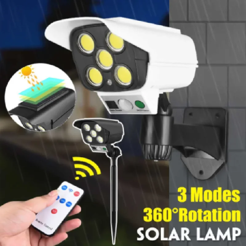 Solar Light Outdoor Human Body Sensor Waterproof LED Solar Lamp Simulation Monitoring Light Garden Path Street Led Wall Light
Solar Light Outdoor Human Body Sensor Waterproof LED Solar Lamp Simulation Monitoring Light Garden Path Street Led Wall Light