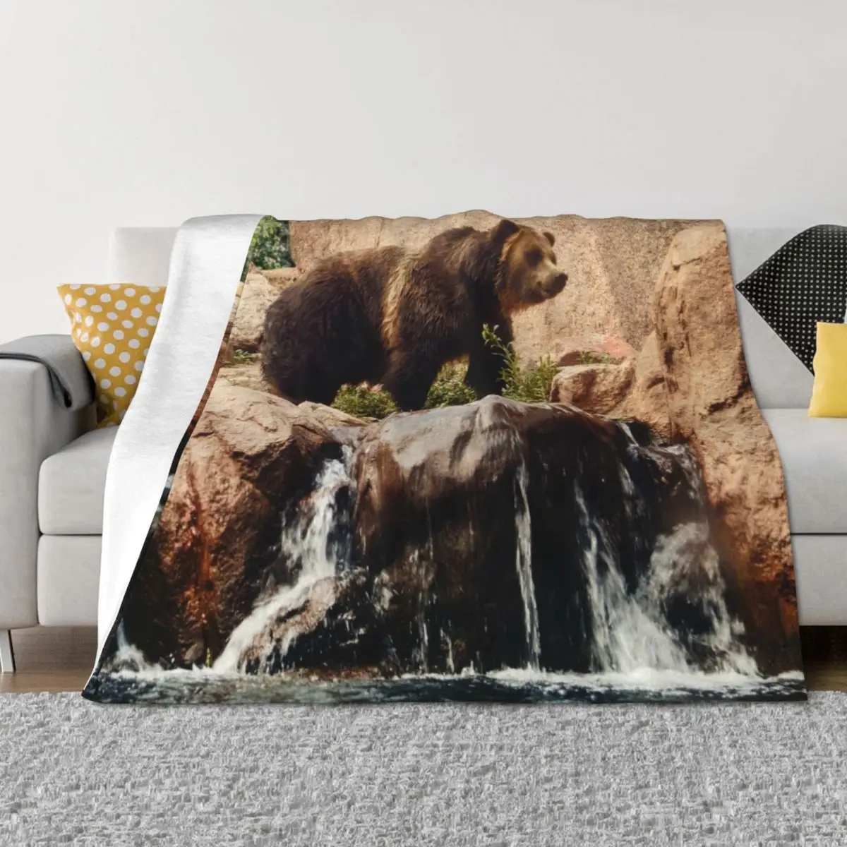 American Grizzly Bear Throw Blanket Thermals For Travel Loose halloween for babies Blankets
American Grizzly Bear Throw Blanket Thermals For Travel Loose halloween for babies Blankets