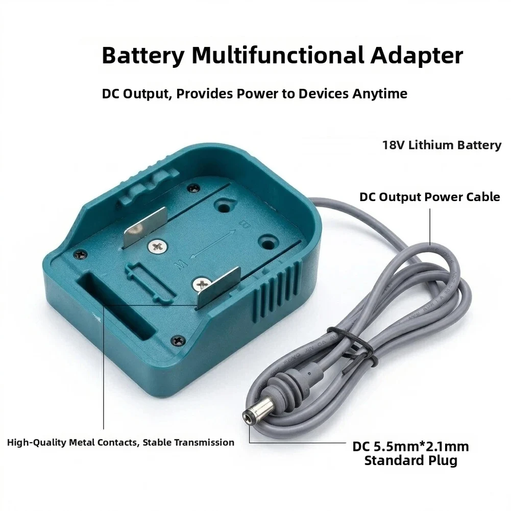 18W DC Adapter with USB A and USB C Ports for 18V Lithium Battery Packs BL1830 BL1840 BL1850 BL1860 Smart Charging Capability
18W DC Adapter with USB A and USB C Ports for 18V Lithium Battery Packs BL1830 BL1840 BL1850 BL1860 Smart Charging Capability