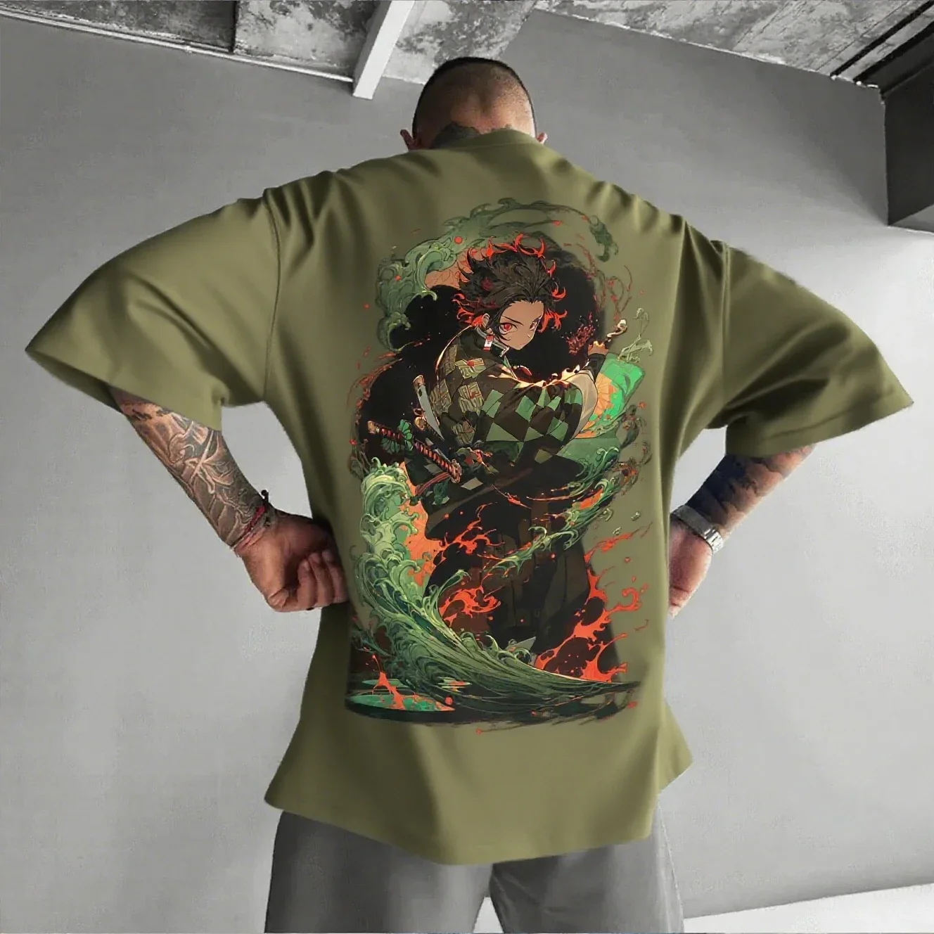 Летняя футболка с принтом аниме Y2k Demon Slayer Tanjiro для мужчин и женщин, хлопковая футболка с короткими рукавами и графическим рисунком, уличная одежда, повседневные топы большого размера
Летняя футболка с принтом аниме Y2k Demon Slayer Tanjiro для мужчин и женщин, хлопковая футболка с короткими рукавами и графическим рисунком, уличная одежда, повседневные топы большого размера