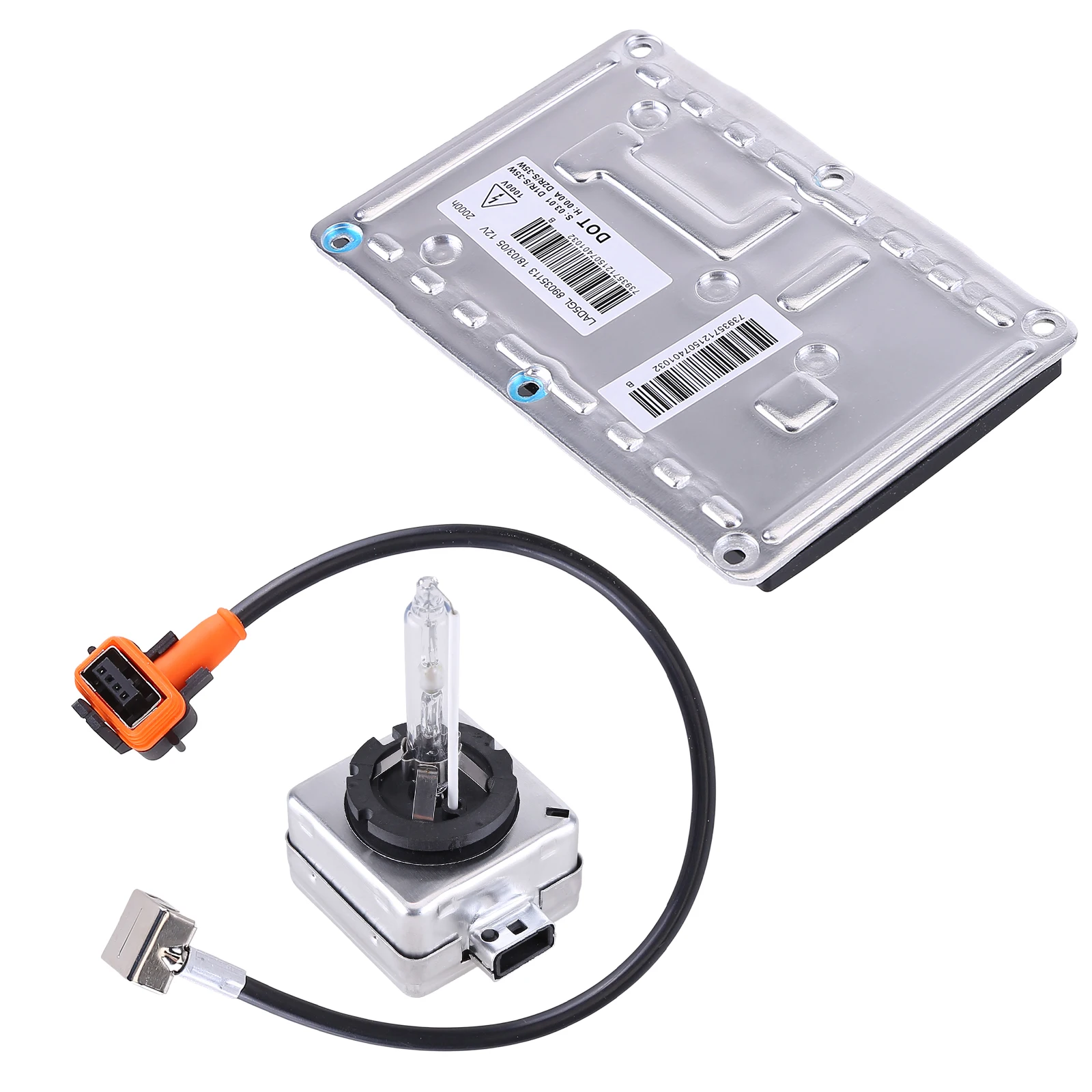 HID Xenon Ballast 4Pin & D1S Bulb Compatible for Volvo AUDI A4 S4 Headlight Unit Replacement 89035113
HID Xenon Ballast 4Pin & D1S Bulb Compatible for Volvo AUDI A4 S4 Headlight Unit Replacement 89035113