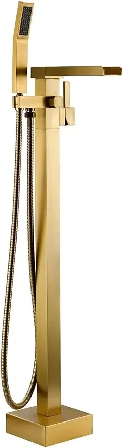 BAGNOLUX Freestanding Bathtub Faucet Tub Filler Floor Mount Bathroom Faucets Brass Single Handle with Hand Shower
BAGNOLUX Freestanding Bathtub Faucet Tub Filler Floor Mount Bathroom Faucets Brass Single Handle with Hand Shower