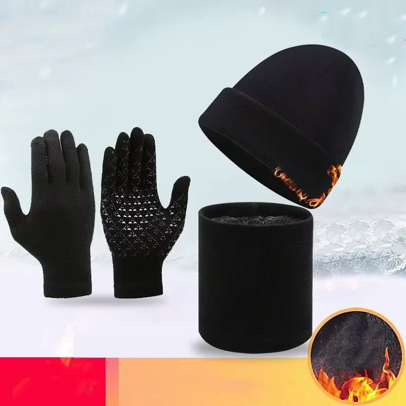 Winter Knitted Hat Men's Outdoor Cycling Naked Thickened Warm Beanie Gloves Ethnic Eye Neck Guard Knitted Hat Set
Winter Knitted Hat Men's Outdoor Cycling Naked Thickened Warm Beanie Gloves Ethnic Eye Neck Guard Knitted Hat Set
