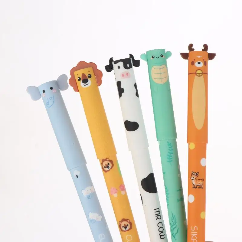 Hot 8Pcs Cartoon Animal Erasable Gel Pens 0.5mm Colorful Ink Ballpoint Pens Smooth Writing For Office School Stationery Supplies
Hot 8Pcs Cartoon Animal Erasable Gel Pens 0.5mm Colorful Ink Ballpoint Pens Smooth Writing For Office School Stationery Supplies