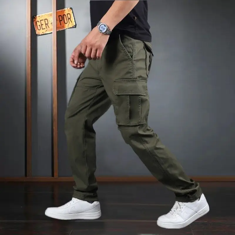 Men's Cargo Pants Mens Casual Multi Pockets Military Large Size Tactical Pants Men Outwear Army Straight Winter Pants Trousers
Men's Cargo Pants Mens Casual Multi Pockets Military Large Size Tactical Pants Men Outwear Army Straight Winter Pants Trousers