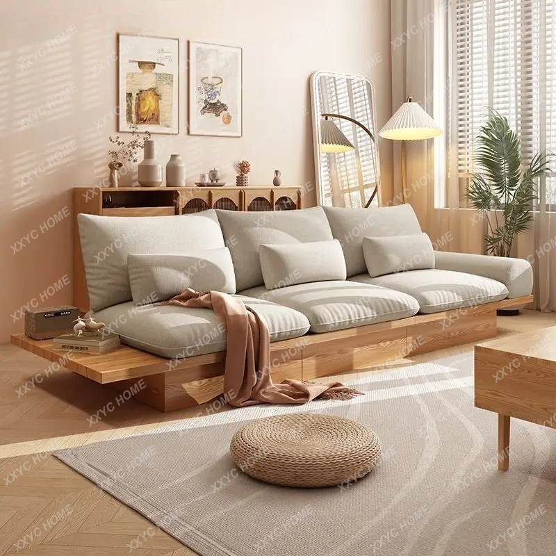 LSofa Solid Wood Frame Living Room Small Apartment Simple Storage Three-person Floor Fabric Sofa
LSofa Solid Wood Frame Living Room Small Apartment Simple Storage Three-person Floor Fabric Sofa
