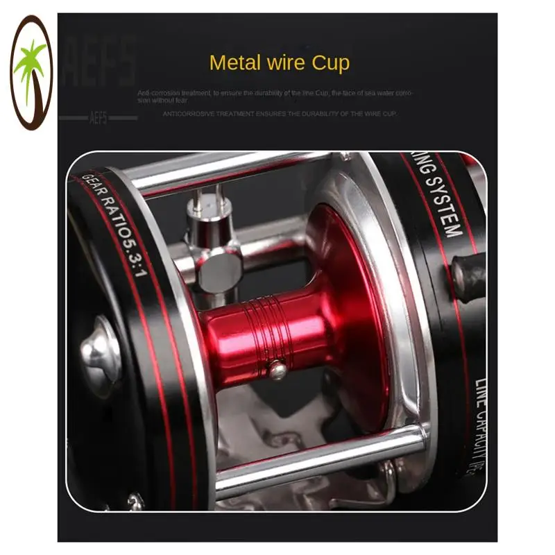 AEF5-Trolling Reels Drum Fishing Reels Sea Fishing Reels Large Line Capacity Bait Fishing Reels
AEF5-Trolling Reels Drum Fishing Reels Sea Fishing Reels Large Line Capacity Bait Fishing Reels