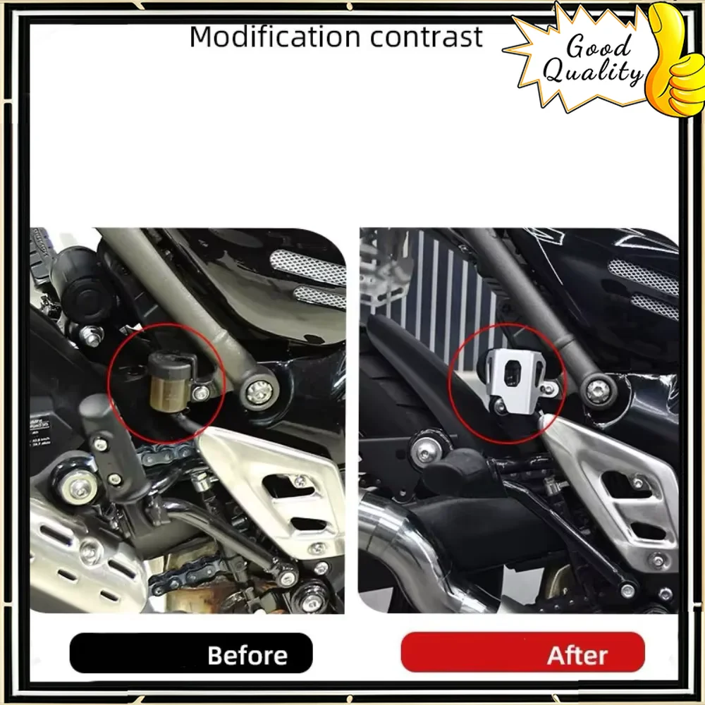 For Triumph Scrambler400X modified rear brake oil tank protective cover disc brake oil cup decoration protective cover
For Triumph Scrambler400X modified rear brake oil tank protective cover disc brake oil cup decoration protective cover