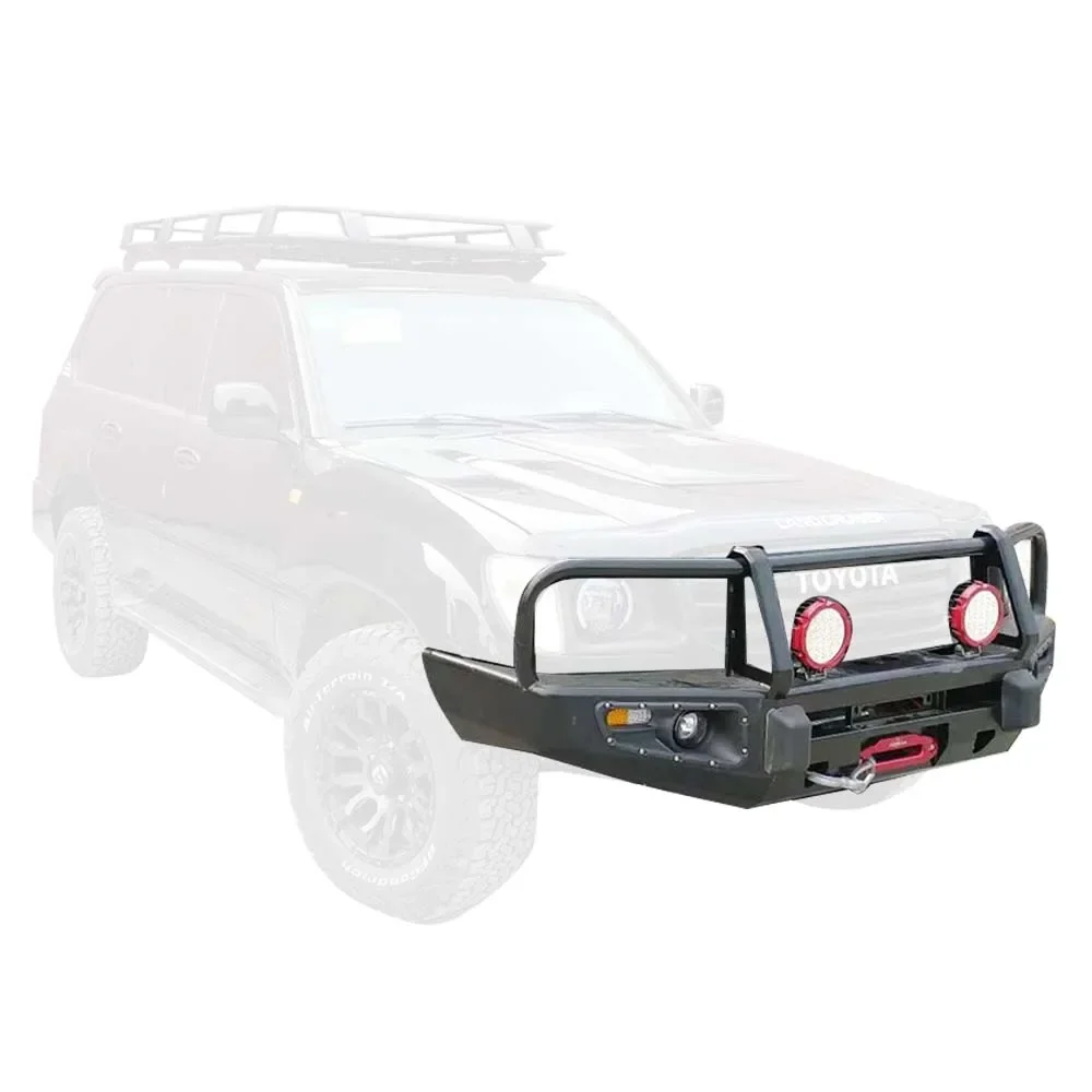 Real Bumper Lc100 4x4 Off Road Car Parts Steel Rear Bull Bar Front Car Bumpers for Toyota
Real Bumper Lc100 4x4 Off Road Car Parts Steel Rear Bull Bar Front Car Bumpers for Toyota