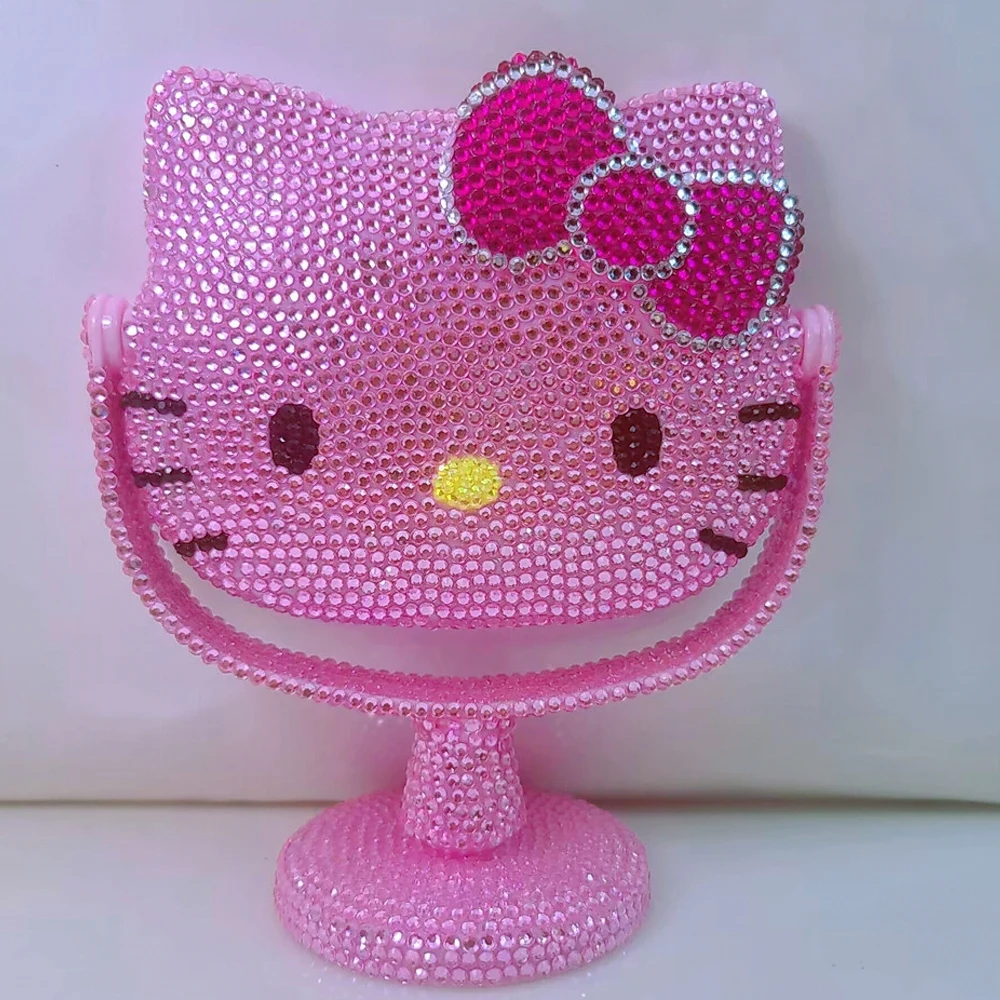 Kawaii Crystal Vanity Mirror, Cartoon Shiny Rhinestones, Beauty Handheld Mirror, Pink Girl Flip, Girlfriend Birthday Gift
Kawaii Crystal Vanity Mirror, Cartoon Shiny Rhinestones, Beauty Handheld Mirror, Pink Girl Flip, Girlfriend Birthday Gift