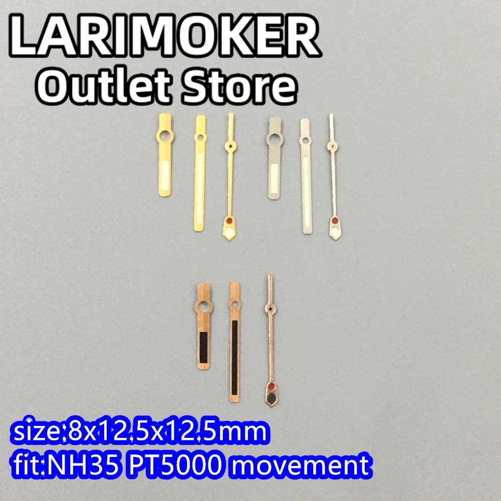 LARIMOKER Super Luminous Sliver Gold Rose gold Edge Stereoscopic Steel Watch Hand for NH35A PT5000 Watch Accessories
LARIMOKER Super Luminous Sliver Gold Rose gold Edge Stereoscopic Steel Watch Hand for NH35A PT5000 Watch Accessories
