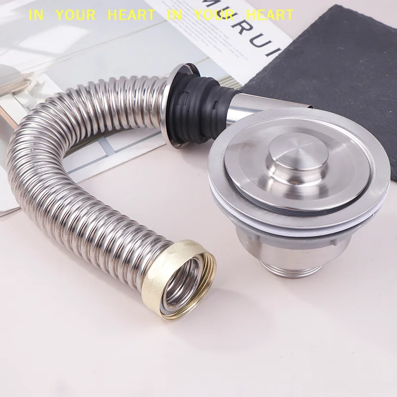 【X】Flexible Pipe Hose Home Retractable Drainage Tube 40/60cm Stainless Steel Bathroom Kitchen Sink Siphon Waste Drain
【X】Flexible Pipe Hose Home Retractable Drainage Tube 40/60cm Stainless Steel Bathroom Kitchen Sink Siphon Waste Drain
