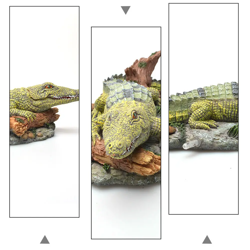 Декоративная фигурка крокодила из смолы для аквариума, реалистичное украшение для аквариумного ландшафта, укрытие для рыбок
Декоративная фигурка крокодила из смолы для аквариума, реалистичное украшение для аквариумного ландшафта, укрытие для рыбок