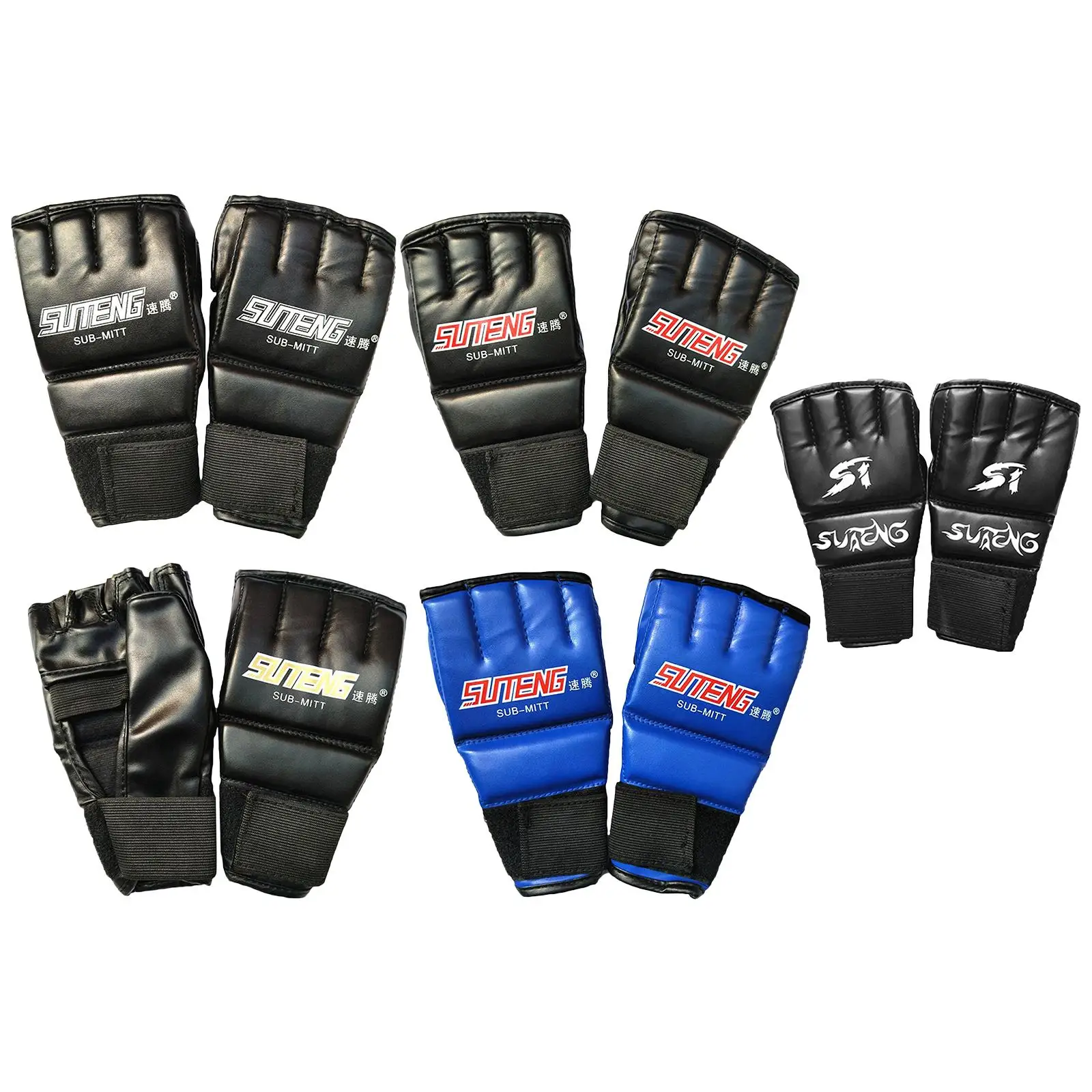 MMA Half Finger Boxing with Adjustable Wristband Training Gloves
MMA Half Finger Boxing with Adjustable Wristband Training Gloves