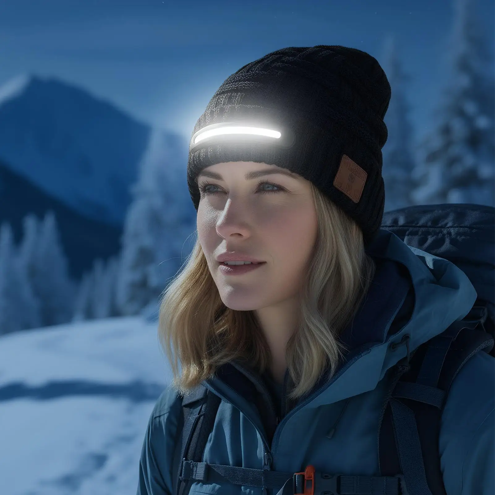 Беспроводная шапка-бини, 3 режима освещения, защита от холода, зимняя шапка, вязаная шапка с наушниками для рыбалки, езды на велосипеде, прогулок с собакой, бега
Беспроводная шапка-бини, 3 режима освещения, защита от холода, зимняя шапка, вязаная шапка с наушниками для рыбалки, езды на велосипеде, прогулок с собакой, бега