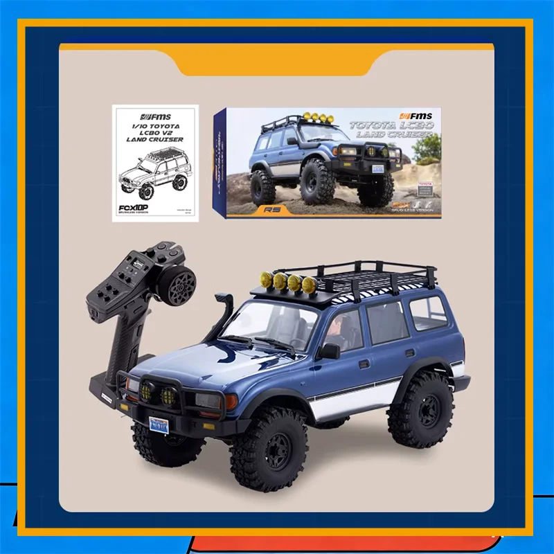 Радиоуправляемая электрическая внедорожная модель автомобиля Fms 1/10 Fcx 10p Toyota Land Cruiser Lc80 Pro V2 для бездорожья, подарок
Радиоуправляемая электрическая внедорожная модель автомобиля Fms 1/10 Fcx 10p Toyota Land Cruiser Lc80 Pro V2 для бездорожья, подарок