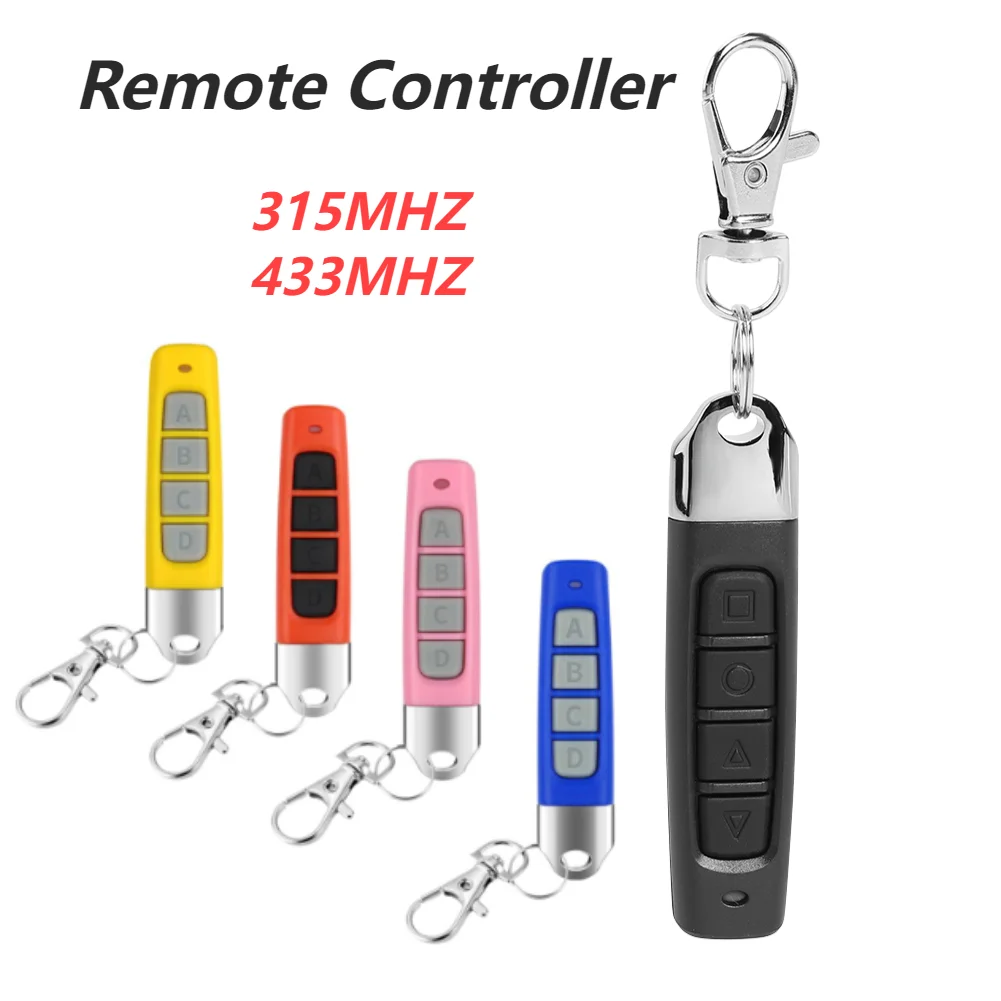 1/2/4Pcs Remote Control Duplicator 315/433MHZ Cloning Code Car Key 4Keys Clone Learning Code Car Key Electric Garage Door Opener
1/2/4Pcs Remote Control Duplicator 315/433MHZ Cloning Code Car Key 4Keys Clone Learning Code Car Key Electric Garage Door Opener