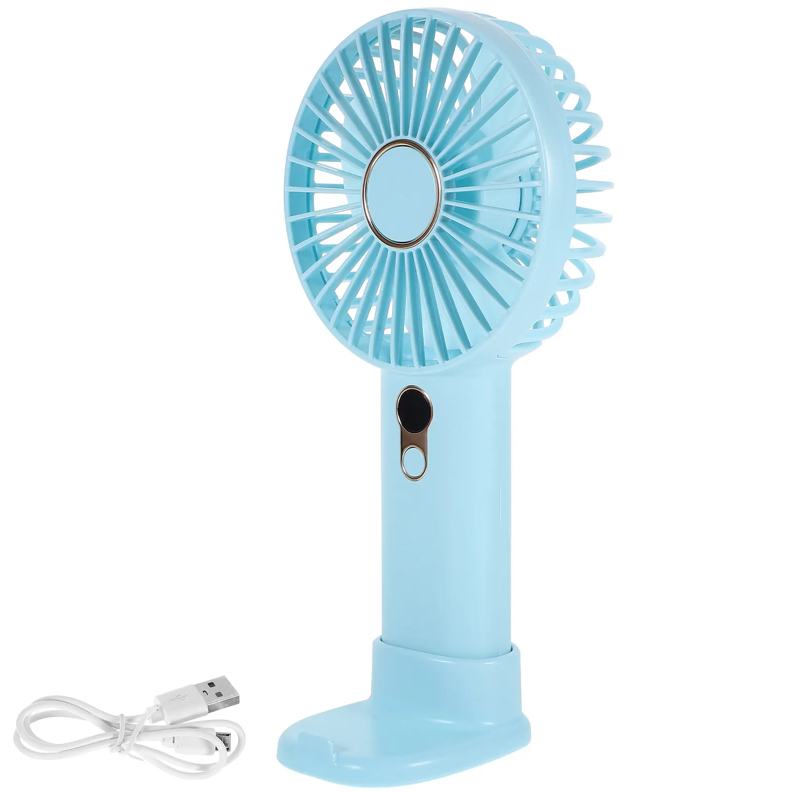 USB Rechargeable Handheld Mini Fan Portable ABS Material Quiet Small Fan for Travel Outdoor Battery Display Convenient Summer
USB Rechargeable Handheld Mini Fan Portable ABS Material Quiet Small Fan for Travel Outdoor Battery Display Convenient Summer