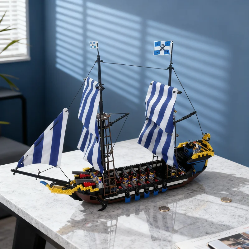 763PCS MOC City Champions Super Car Blue Parrot Pirate Hunter Caribbean Clipper Mod Model Technology DIY Building Blocks Gift
763PCS MOC City Champions Super Car Blue Parrot Pirate Hunter Caribbean Clipper Mod Model Technology DIY Building Blocks Gift