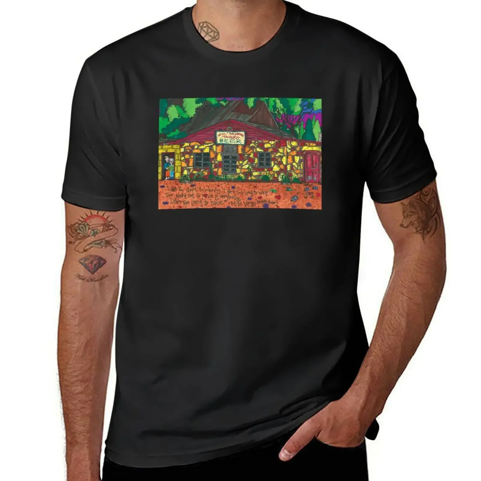 Devil's Backbone Tavern Tribute T-Shirt quick drying anime figures designer shirts t shirts for men graphic
Devil's Backbone Tavern Tribute T-Shirt quick drying anime figures designer shirts t shirts for men graphic