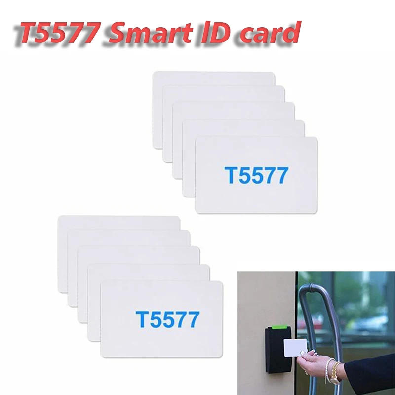 T5577 Blank Card ID Copy Card Key Fob NFC Smart Card 5577 Repeatable Erasable Access Card Induction Access
T5577 Blank Card ID Copy Card Key Fob NFC Smart Card 5577 Repeatable Erasable Access Card Induction Access
