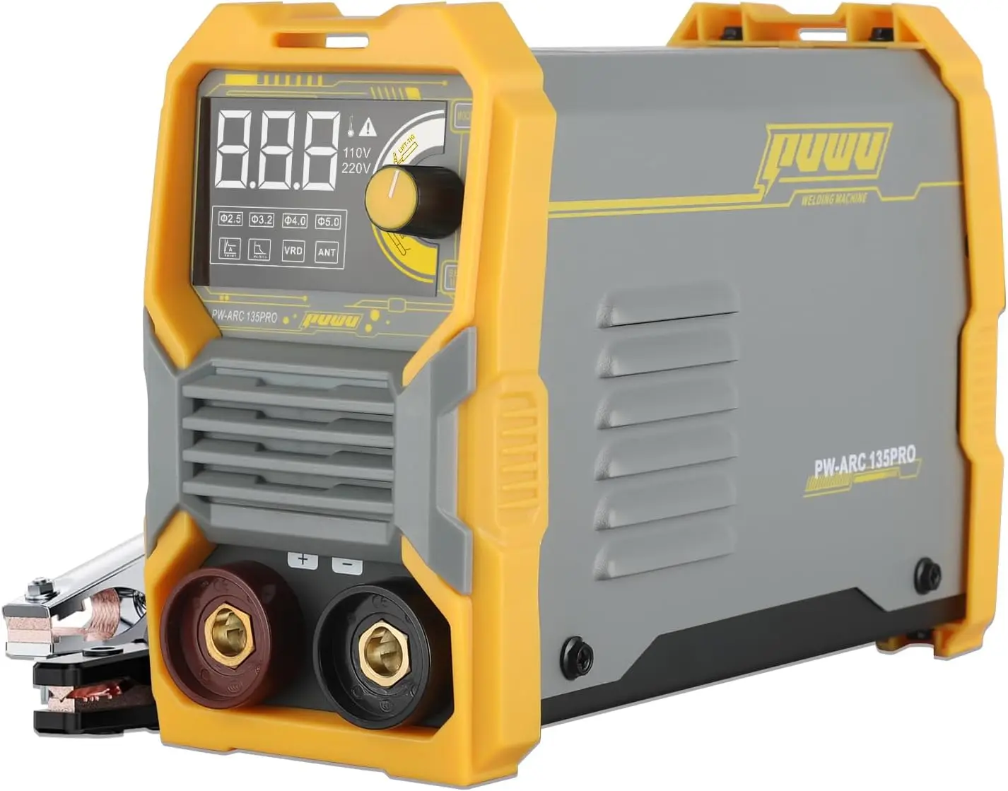 110V 135A Digital Stick Welder with Lift TIG, Overheat Protection,Electrode,Screen&Quick Connector -Mini MMA Arc Welding Machine
110V 135A Digital Stick Welder with Lift TIG, Overheat Protection,Electrode,Screen&Quick Connector -Mini MMA Arc Welding Machine