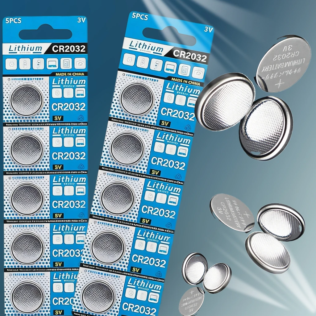 5-20PCS CR2032 DL2032 ECR2032 BR2032 3V Lithium Coin Battery, Mercury-Free, Safe & Long-Lasting for Car Keys, Remotes
5-20PCS CR2032 DL2032 ECR2032 BR2032 3V Lithium Coin Battery, Mercury-Free, Safe & Long-Lasting for Car Keys, Remotes