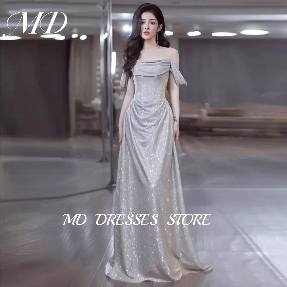 MD Luxury Shinny A-line Evening Gown Off Shoulder Pleat Temperament Prom Down Vestidos Photograph Formal Dress customised 2025
MD Luxury Shinny A-line Evening Gown Off Shoulder Pleat Temperament Prom Down Vestidos Photograph Formal Dress customised 2025