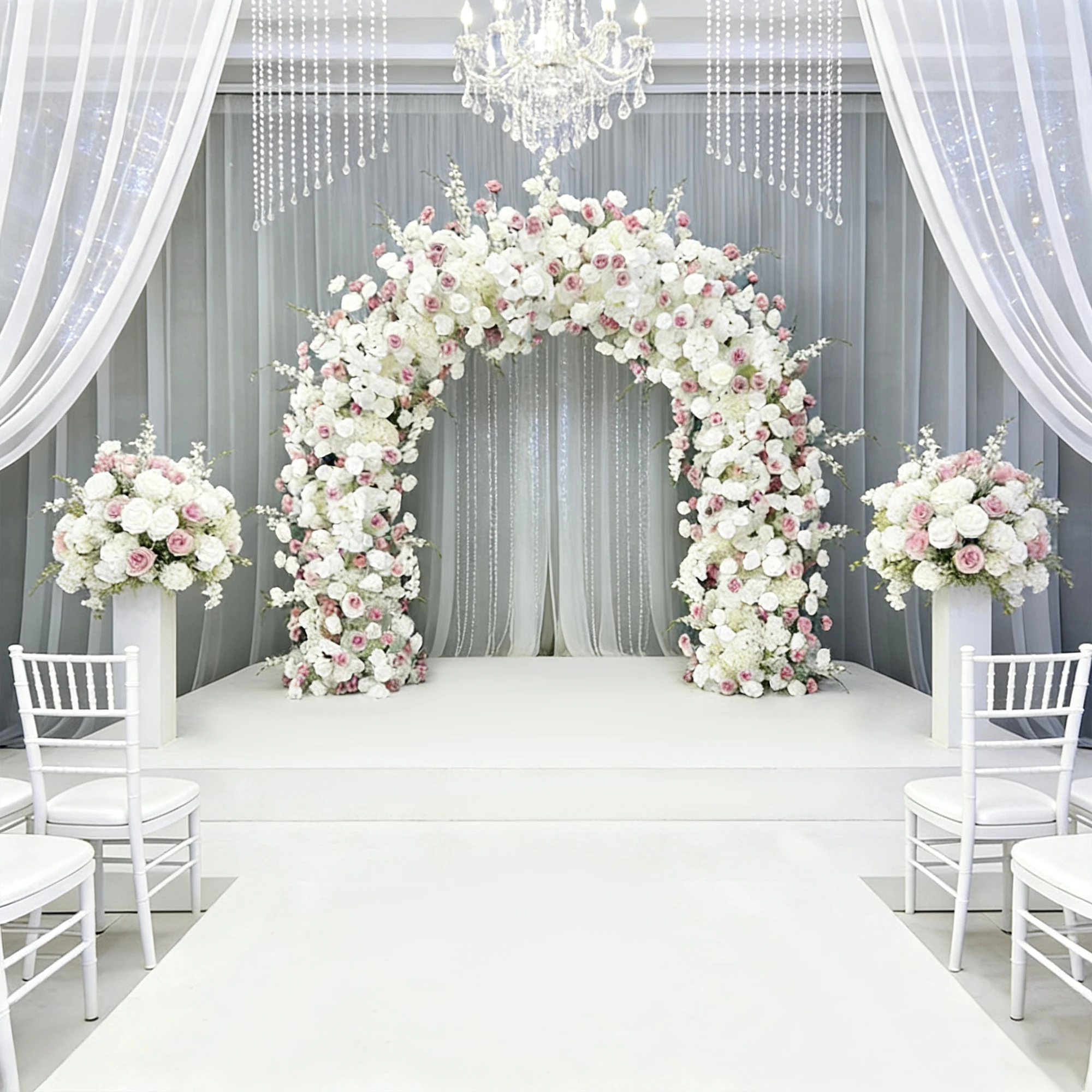 New Design Wedding Events Decoration Arch Artificial Rose Flower Stage Events Square Round Arch Wedding Decoration
New Design Wedding Events Decoration Arch Artificial Rose Flower Stage Events Square Round Arch Wedding Decoration