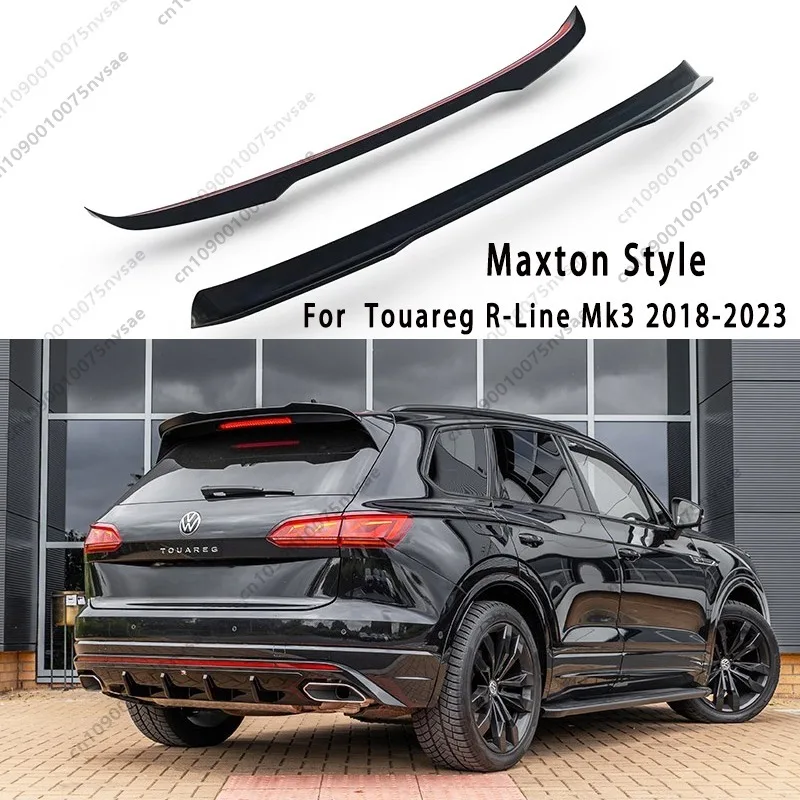 For VW Touareg R-Line Mk3 2018-2023 MAXTON Style Rear Spoiler Cap Car Rear Trunk Roof Lip Spoiler Splitter Car Tail Wing Tuning
For VW Touareg R-Line Mk3 2018-2023 MAXTON Style Rear Spoiler Cap Car Rear Trunk Roof Lip Spoiler Splitter Car Tail Wing Tuning