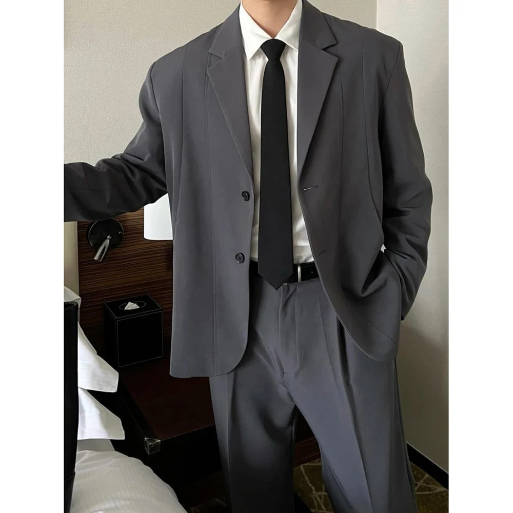 Casual Men Suits High Quality Business Single Breasted 2 Pieces Jacket Pant Daily Design Customize Male Fashion Clothing
Casual Men Suits High Quality Business Single Breasted 2 Pieces Jacket Pant Daily Design Customize Male Fashion Clothing