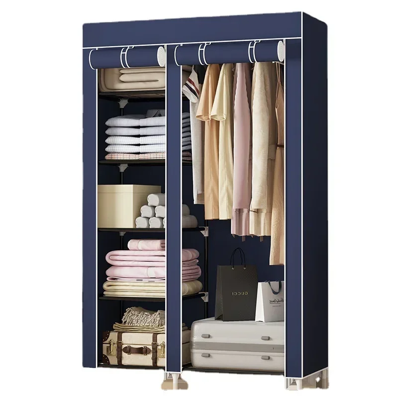 Cloth Wardrobe Fashion Trend Large Capacity Storage Steel Mesh Reinforced Dormitory Home Multi-functional Simple Wardrobe
Cloth Wardrobe Fashion Trend Large Capacity Storage Steel Mesh Reinforced Dormitory Home Multi-functional Simple Wardrobe