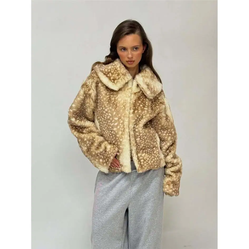 Warmth Short Collar Fur Coat for Women Elegant Style Asymmetric Design Long Sleeve Waist-Cinching Autumn Winter New Arrival
Warmth Short Collar Fur Coat for Women Elegant Style Asymmetric Design Long Sleeve Waist-Cinching Autumn Winter New Arrival