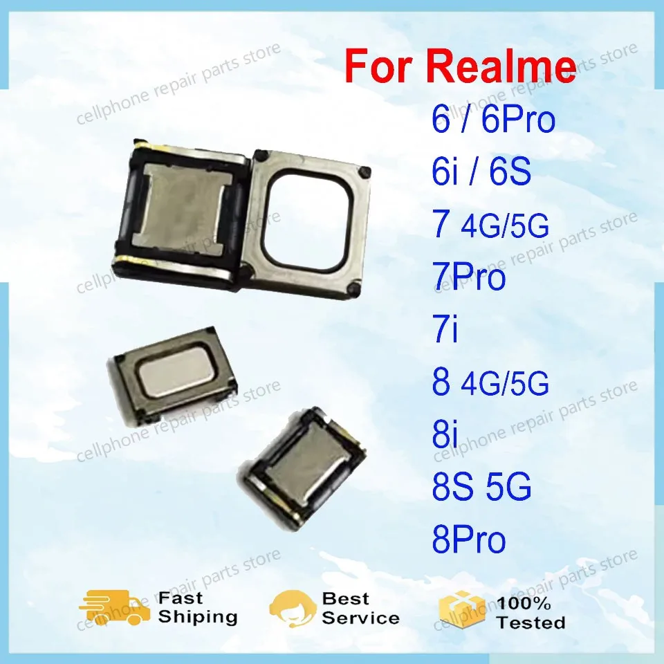 For Realme 8 7 6 Pro 8i 8S 6i 6S 6 7 4G 5G Earpiece Speaker Flex Cable Top Ear Speaker Receiver Earphone Replacement Parts
For Realme 8 7 6 Pro 8i 8S 6i 6S 6 7 4G 5G Earpiece Speaker Flex Cable Top Ear Speaker Receiver Earphone Replacement Parts
