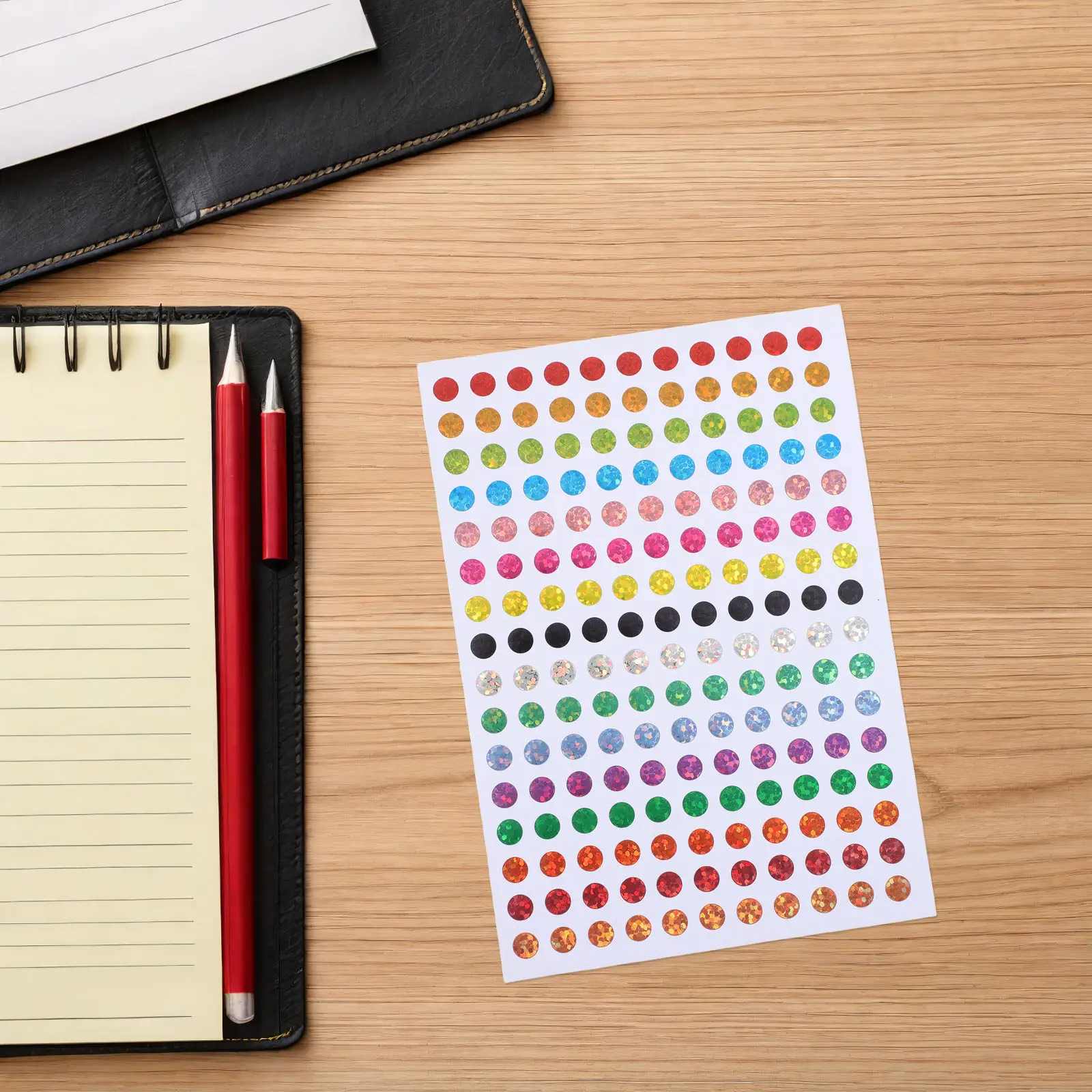 100 Sheets Round Color Coding Dot Stickers 6Mm Self Adhesive Laser Shine Circle Labels for Behavior Charts Scrapbooks Office
100 Sheets Round Color Coding Dot Stickers 6Mm Self Adhesive Laser Shine Circle Labels for Behavior Charts Scrapbooks Office