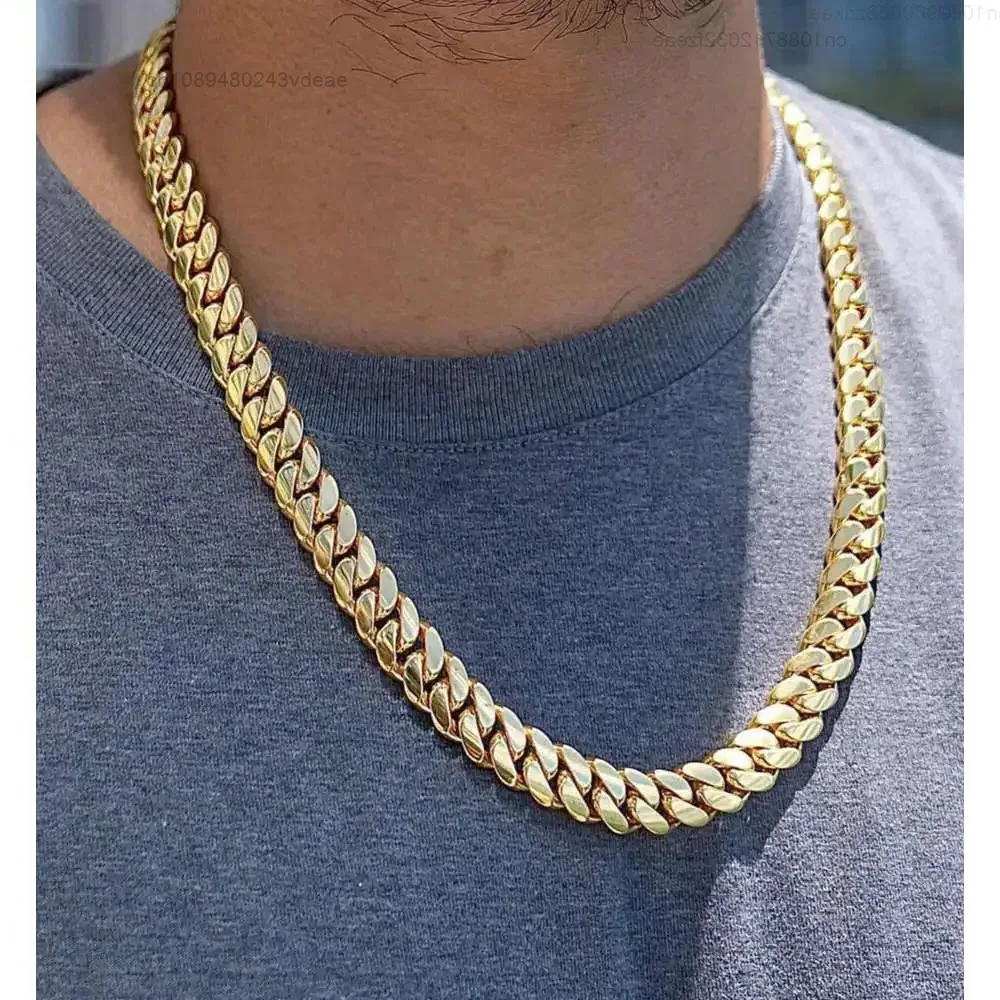 11mm 925 Sterling Silver Hip Hop Miami Cuban Link Chain 18k Rapper Mens Cuban Necklace Gift Party Engagement Hip Hop Jewelry
11mm 925 Sterling Silver Hip Hop Miami Cuban Link Chain 18k Rapper Mens Cuban Necklace Gift Party Engagement Hip Hop Jewelry