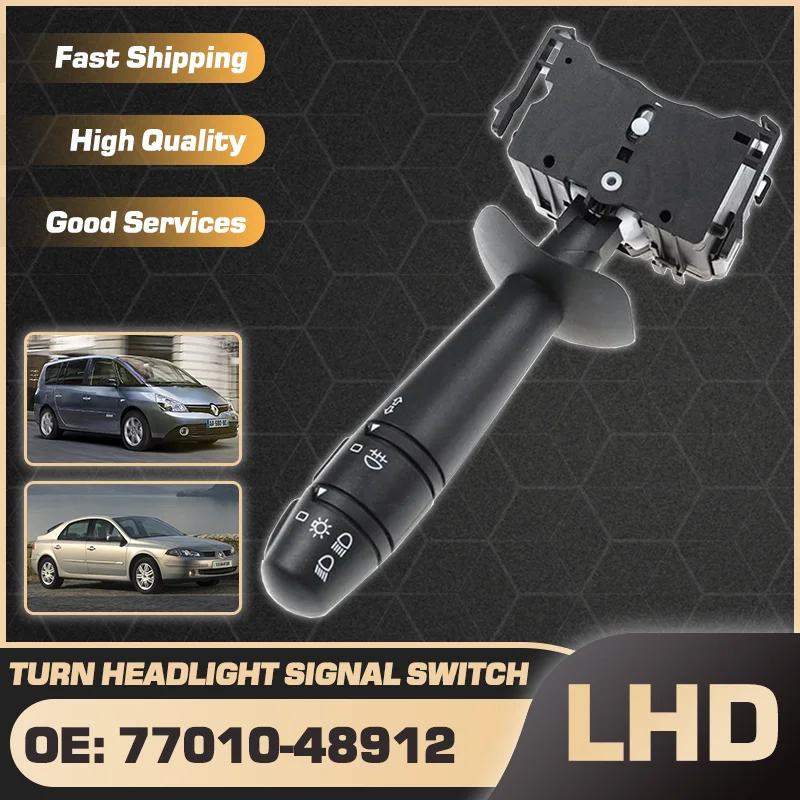 LHD для Renault Espace J81 MK4 2002-2014 Renault Laguna X74 MK2 2001-2007 комбинированный переключатель сигнала поворота фары 77010-48912
LHD для Renault Espace J81 MK4 2002-2014 Renault Laguna X74 MK2 2001-2007 комбинированный переключатель сигнала поворота фары 77010-48912
