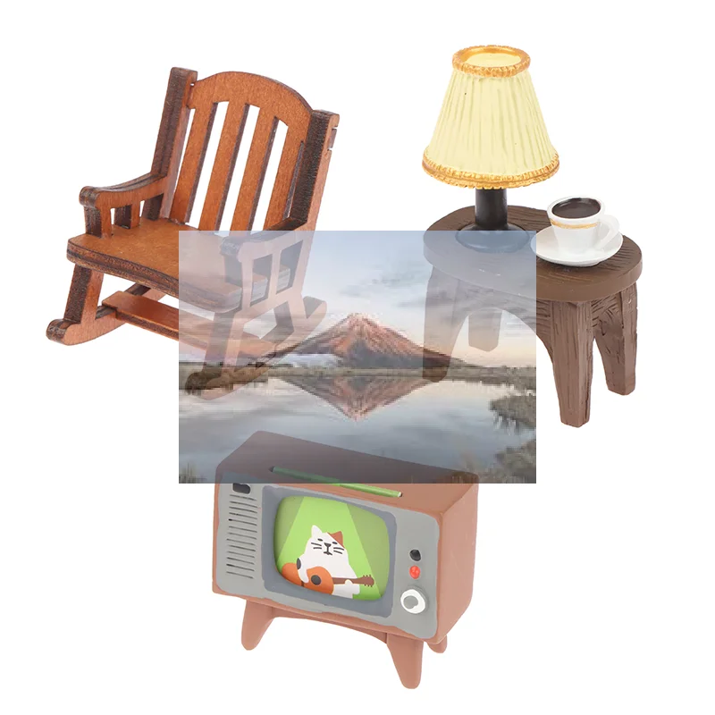**1PC 1:12Dollhouse Mini Rocking Chair TV Set Desk Lamp Table Resin Ornament Furniture Model Decor Toy
**1PC 1:12Dollhouse Mini Rocking Chair TV Set Desk Lamp Table Resin Ornament Furniture Model Decor Toy