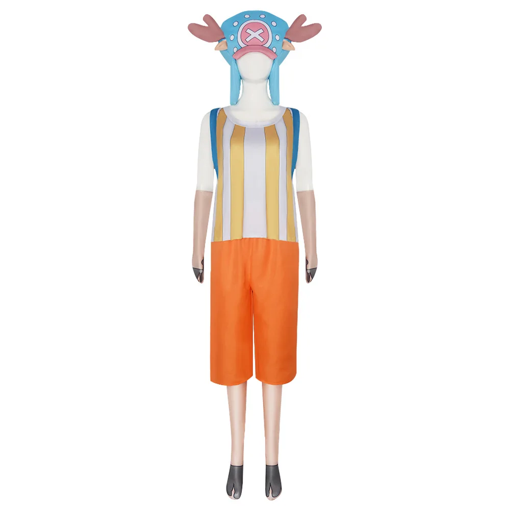 Chopper Anime Cosplay Costume pour hommes et femmes, 2 ans, joueurs, t-shirt à bande jaune, chapeau bleu, sac, ensemble de tenue
Chopper Anime Cosplay Costume pour hommes et femmes, 2 ans, joueurs, t-shirt à bande jaune, chapeau bleu, sac, ensemble de tenue