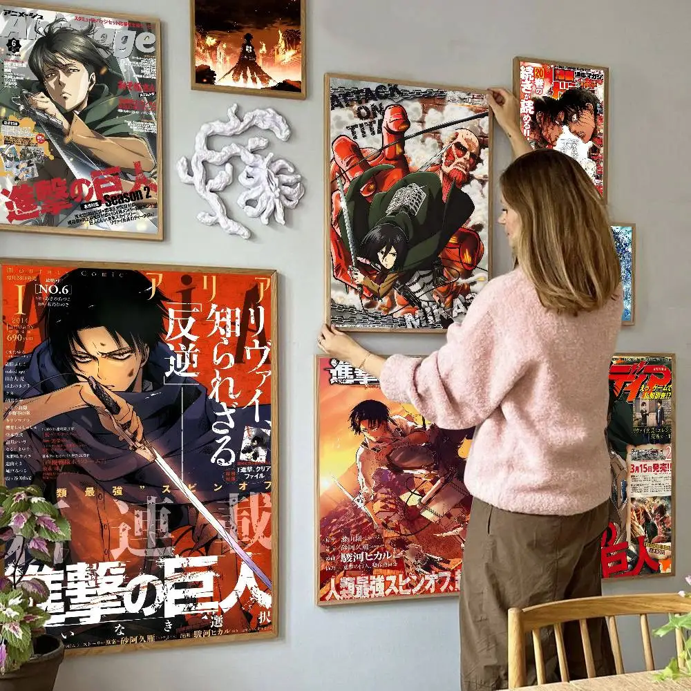 Vintage Japanese Anime Attack On Titan Whitepaper Poster Retro Kraft Paper Sticker DIY Room Bar Cafe Vintage Decorative Painting
Vintage Japanese Anime Attack On Titan Whitepaper Poster Retro Kraft Paper Sticker DIY Room Bar Cafe Vintage Decorative Painting