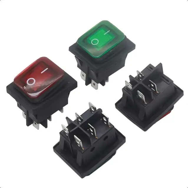 【1 шт.】водонепроницаемый кулисный переключатель, кнопочный переключатель включения-выключения, 4 контакта, 6 контактов
【1 шт.】водонепроницаемый кулисный переключатель, кнопочный переключатель включения-выключения, 4 контакта, 6 контактов