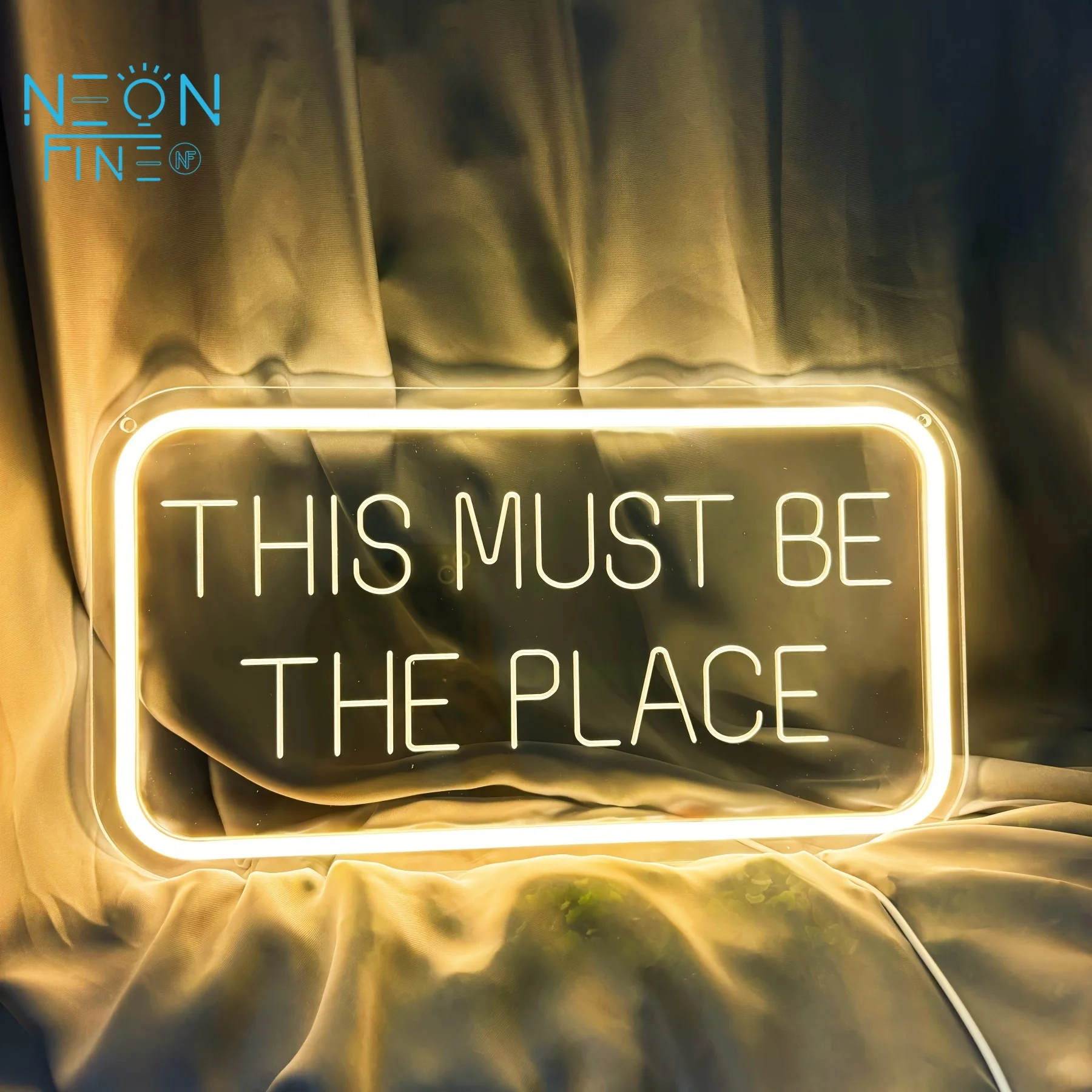 This Must Be The Place Neon Light Sign LED Neon Sign with Dimmer for Bedroom Living Room Wedding Party Bar Man Cave Wall Decor
This Must Be The Place Neon Light Sign LED Neon Sign with Dimmer for Bedroom Living Room Wedding Party Bar Man Cave Wall Decor