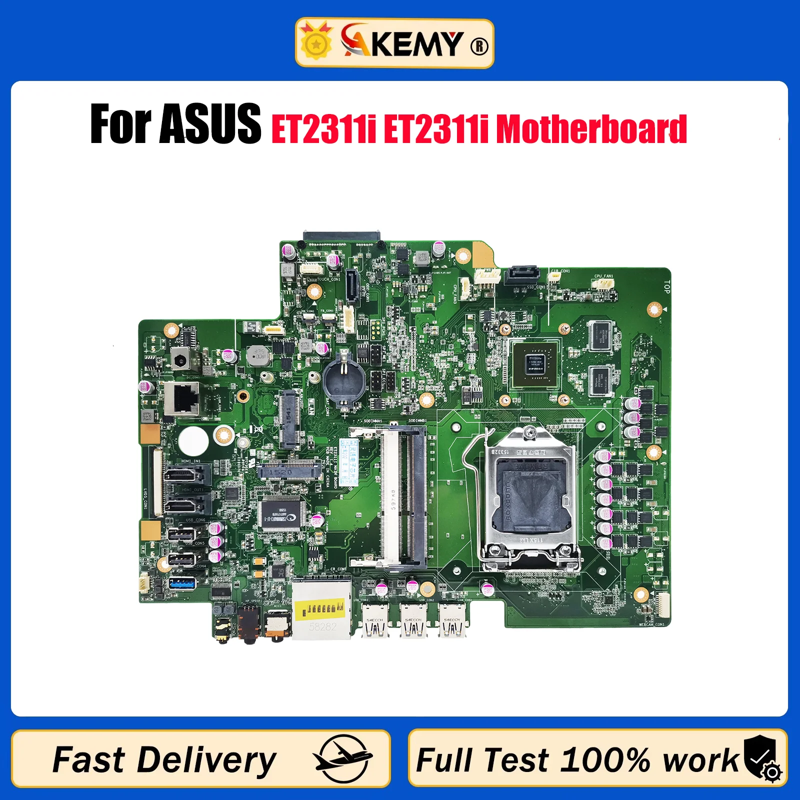 Материнская плата ET2311i для ASUS AIO ET2311 ET2311i, материнская плата Цей товар на складе, 100% тестирование, ОК, быстрая доставка, высокое качество
Материнская плата ET2311i для ASUS AIO ET2311 ET2311i, материнская плата Цей товар на складе, 100% тестирование, ОК, быстрая доставка, высокое качество