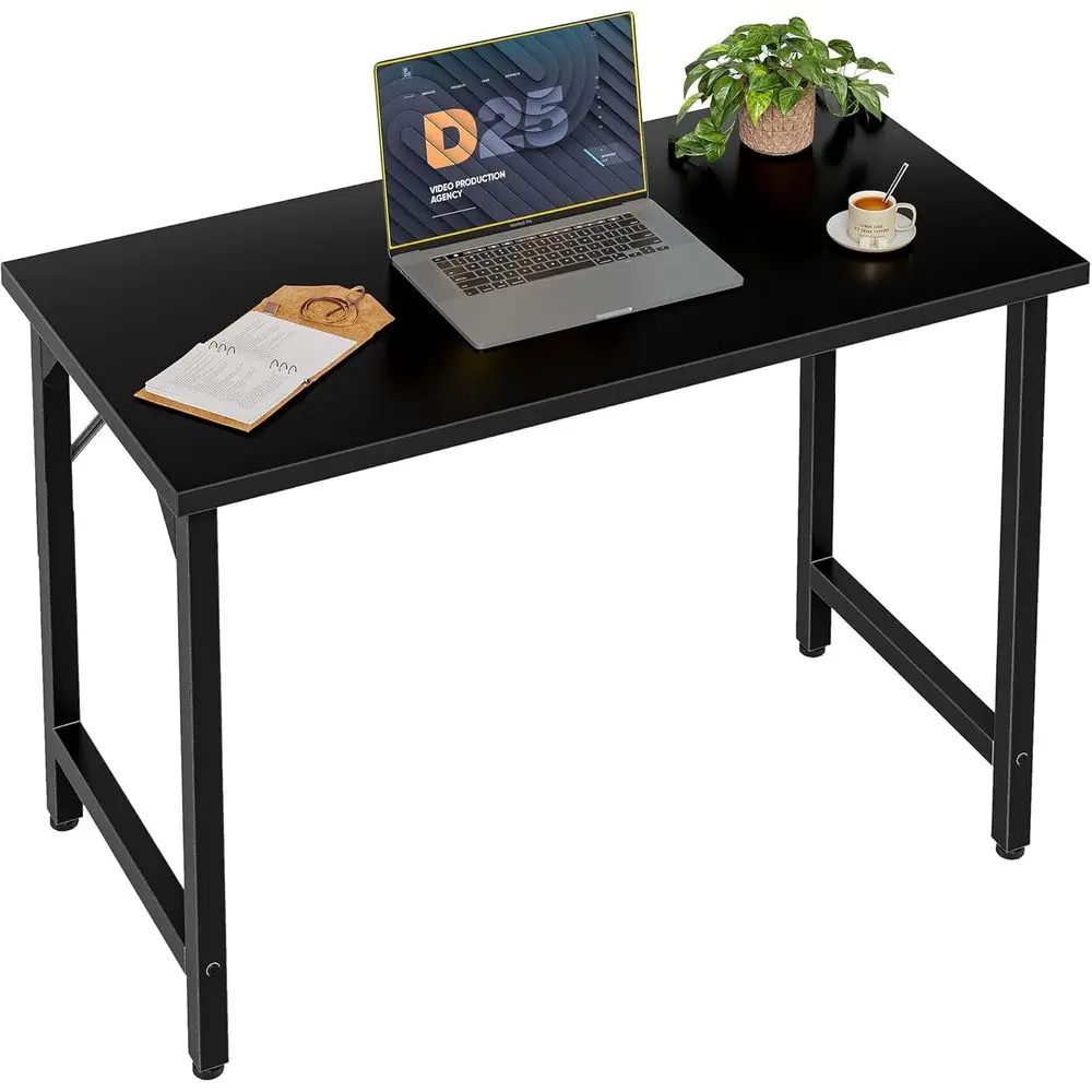 Compact 32 Desk for Home Office, Study, and Gaming with Adjustable Feet, Black
Compact 32 Desk for Home Office, Study, and Gaming with Adjustable Feet, Black