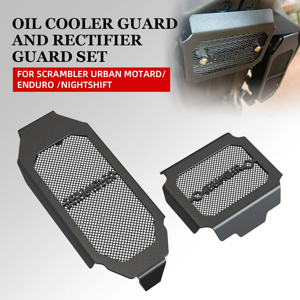 Motorcycle For Ducati Scrambler Urban Motard/ Enduro /Nightshift Accessories Oil Cooler Guard Rectifier Guard Set Protect Cover
Motorcycle For Ducati Scrambler Urban Motard/ Enduro /Nightshift Accessories Oil Cooler Guard Rectifier Guard Set Protect Cover