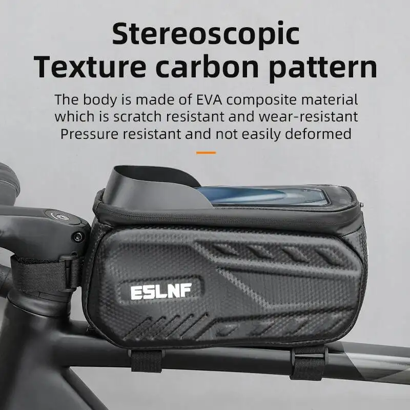 ESLNF Touch Screen Bike Pouch Top Tube Hard Case Waterproof Front Frame Phone EVA Bicycle Bag
ESLNF Touch Screen Bike Pouch Top Tube Hard Case Waterproof Front Frame Phone EVA Bicycle Bag